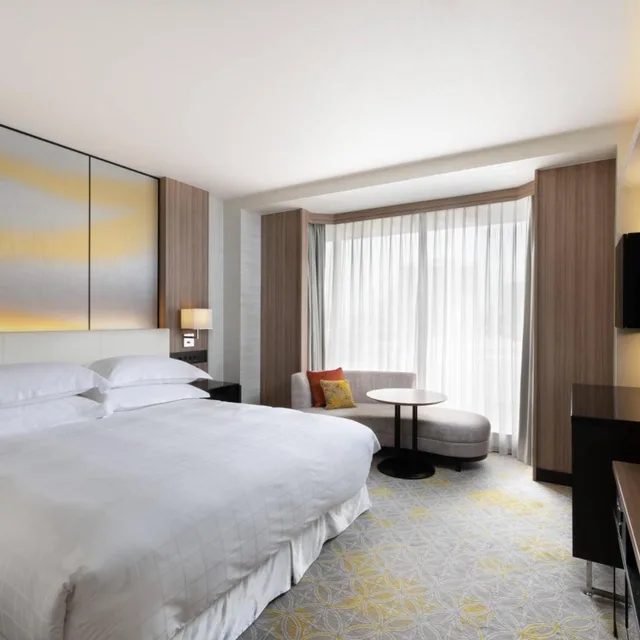 غرفة كلوب سوبيريور بسرير كينج مع دخول صالة النادي، Sheraton Miyako Hotel Tokyo 1/2