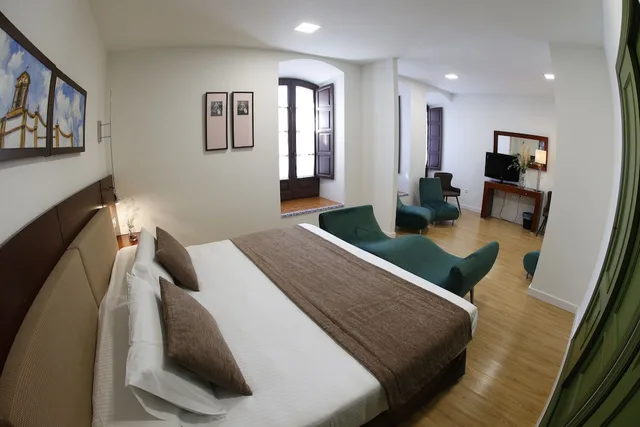غرفة بسرير مزدوج أو سريرين منفصلين، Hotel el Carmen 5/10