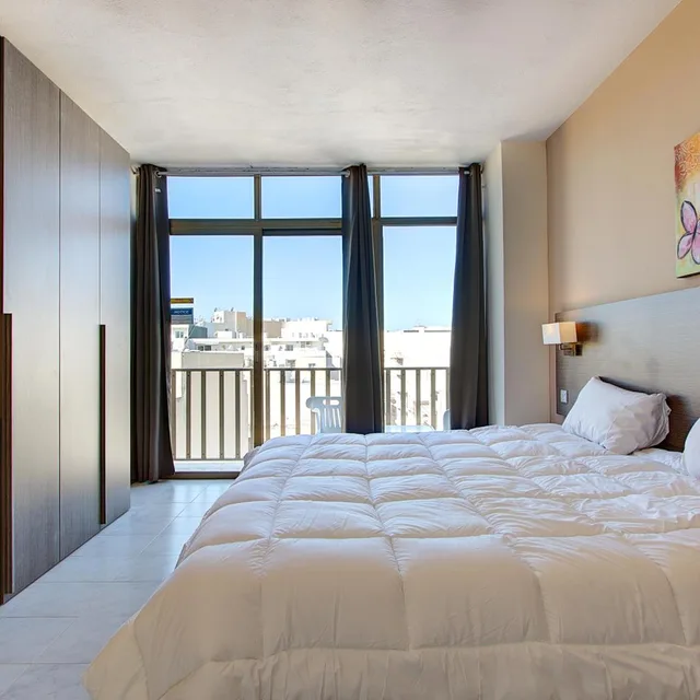 غرفة بسرير مزدوج أو سريرين منفصلين بإطلالة جزئية على البحر، Primera Hotel 2/10