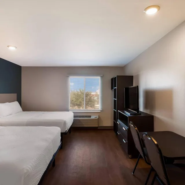 غرفة بسريرين مزدوجين، WoodSpring Suites Orlando West - Clermont 4/10