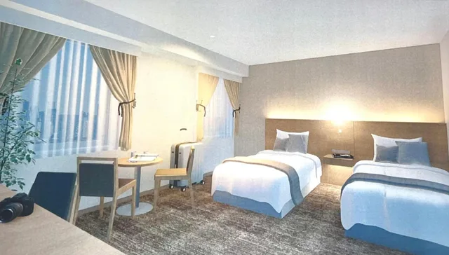 غرفة بسريرين منفصلين، Rembrandt Hotel Tokyo Machida 2/5