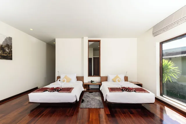 غرفة بسريرين منفصلين بشرفة، Luang Prabang View Hotel 6/10