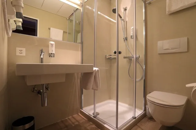 غرفة بسريرين منفصلين بإطلالة على البحيرة بغرفة نوم واحدة، Hotel Elvezia 2/2