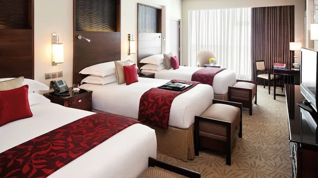 غرفة ثلاثية بثلاثة أسرّة بإطلالة على المدينة، فندق ساعة مكة فيرمونت(Makkah Clock Royal Tower A Fairmont Hotel) 8/10