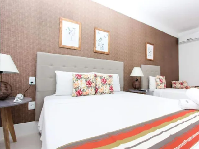 غرفة قياسية ثلاثية بسرير مزدوج وسرير فردي، Hotel Premium Recanto Da Passagem 3/3