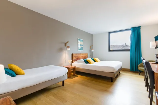 غرفة ثلاثية بسرير مزدوج وسرير فردي، Aparthotel Victoria Garden Bordeaux Center 2/7