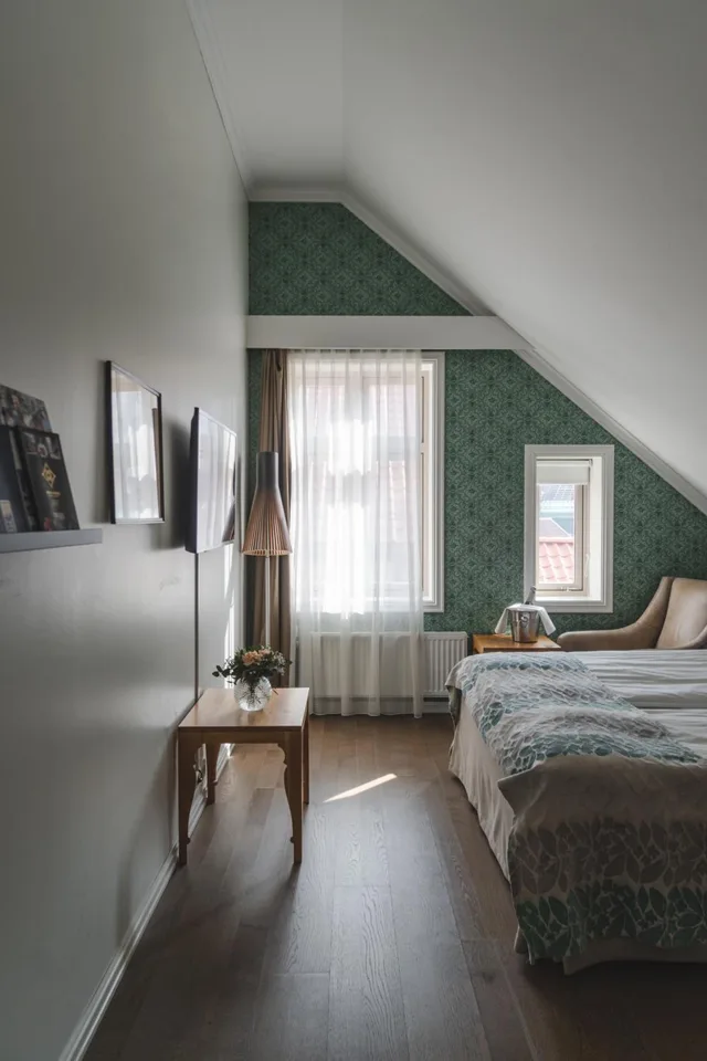 غرفة بسرير مزدوج أو سريرين منفصلين، Grand Hotell Egersund 7/10