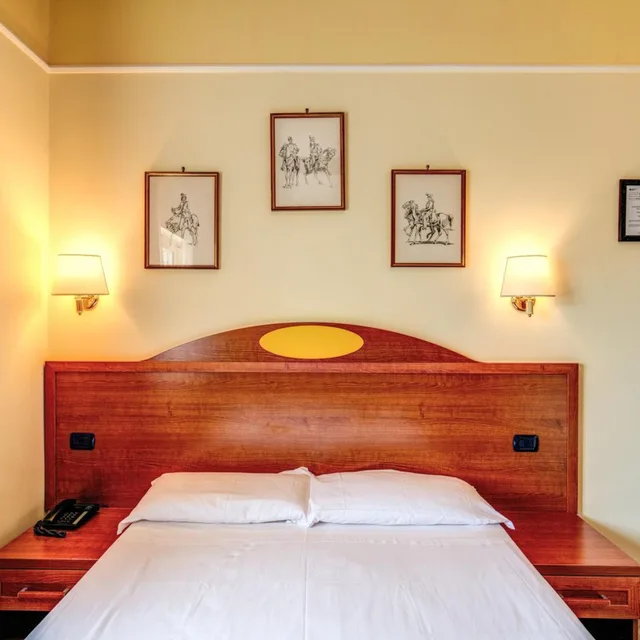 غرفة اقتصادية بسرير مزدوج، Hotel Roma Tiburtina 1/10