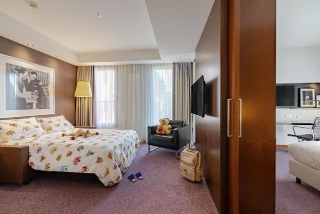 جناح عائلي بغرفة نوم واحدة، Crowne Plaza Amsterdam South Hotel 2/3