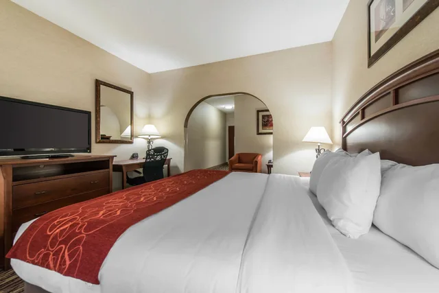 جناح بسرير كينج بشرفة مع أريكة، Comfort Suites At Evergreen Parkway 8/10