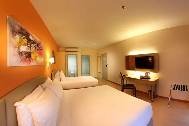 غرفة عائلية بسرير كوين وسرير فردي، Hotel MinCott 1/6