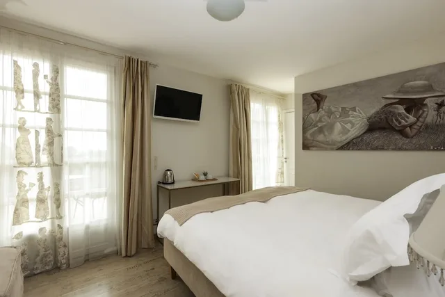 غرفة ديلوكس بسرير كوين، Hotel Eze Hermitage 2/4