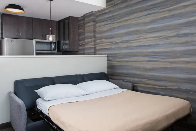 1 Bedroom, Suite, King Bed, Sofa, Residence Inn By Marriott Knoxville Downtown 2/5