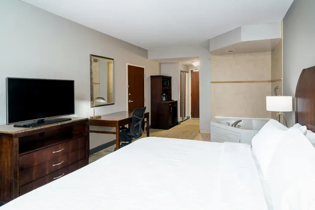 غرفة بسرير كينج بحوض جاكوزي، Hilton Garden Inn Augusta 1/3