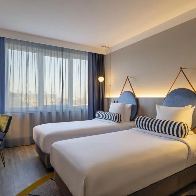 غرفة بسريرين منفصلين، The Belson Brussels, a Tribute Portfolio Hotel 1/7