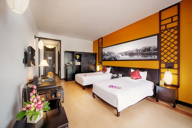 غرفة ديلوكس بإطلالة على النهر، Hoi An Beach Resort 3/5