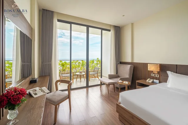 استوديو بسريرين منفصلين بإطلالة على البحر، Rosa Alba Resort and Villas Tuy Hoa 6/9