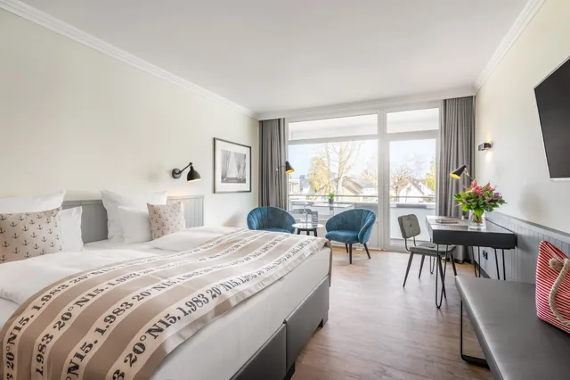 غرفة بريميوم مفردة بسرير فردي، Hotel Yachtclub 1/3