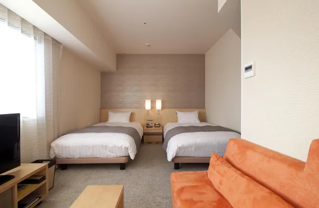 غرفة بسريرين منفصلين بإطلالة على الجبل، Cocochee Hotel Numazu 2/6