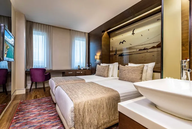 غرفة قياسية بسرير كوين، Levni Hotel Istanbul 1/10