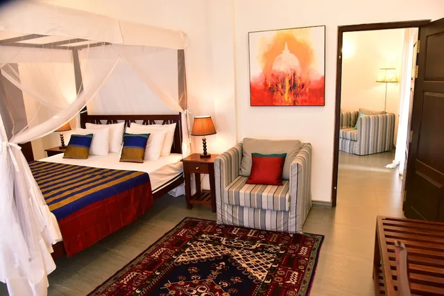 جناح متصل عائلي ديلوكس بسريرين منفصلين وسرير كينج بغرفتي نوم، Villa Shanthi 3/8
