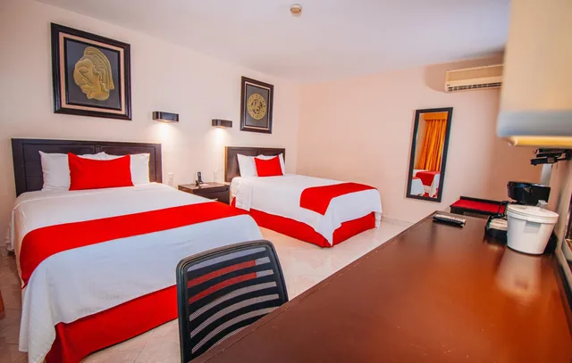 غرفة بسريرين منفصلين لذوي الإعاقة، Eco City Hotel 7/10