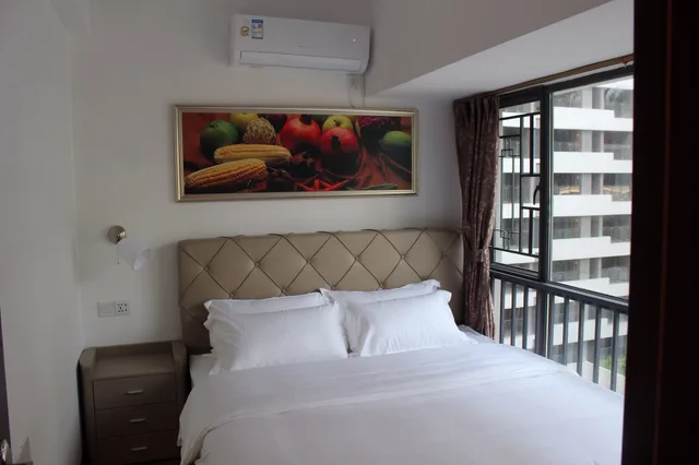 شقة تنفيذية بسرير كوين وسرير مزدوج بغرفتي نوم، Yue Jia Apartment Shenzhen Bay Branch 3/6