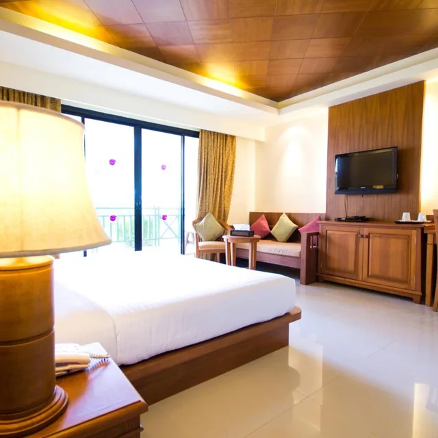 غرفة بسرير مزدوج أو سريرين منفصلين في الطابق الأرضي، Khaolak Orchid Beach Resort 6/6