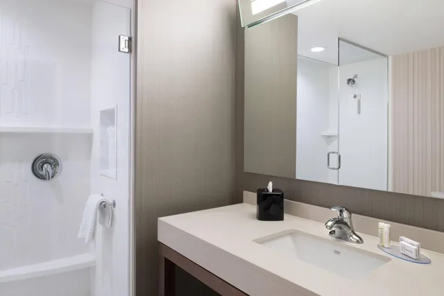 جناح بسرير كينج مع أريكة بحوض استحمام لذوي الإعاقة، Courtyard By Marriott Detroit Farmington 1/4