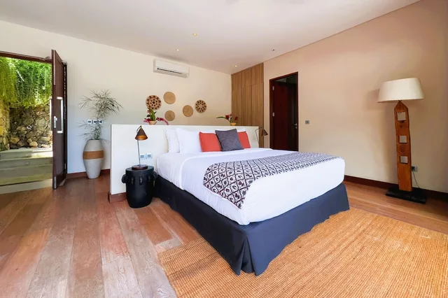 استوديو ديلوكس بسرير كينج بإطلالة على البحر بمسبح خاص، Selong Selo Resort Lombok 3/7