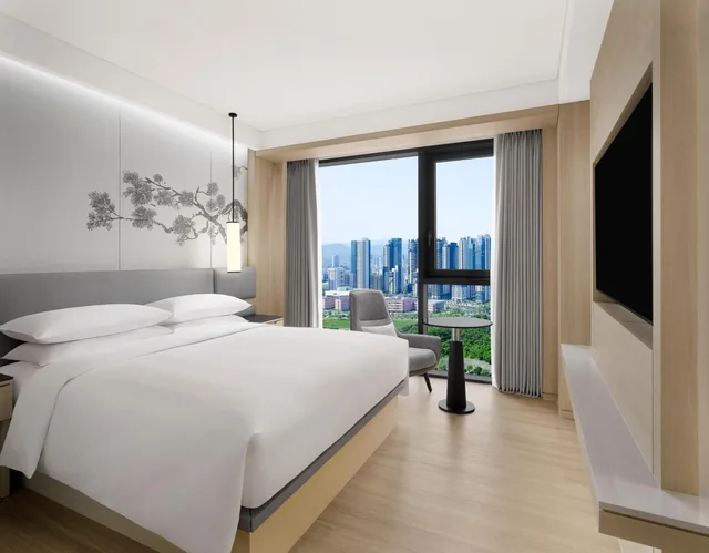 جناح تنفيذي بسريرين كينج بإطلالة على المدينة بشرفة بغرفتي نوم، Courtyard Sejong 2/7
