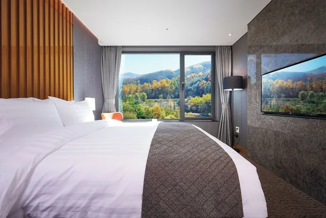 غرفة ديلوكس بسريرين منفصلين، Traum Valley Hotel (ex. Jeongseon Grand Intoraon Hotel) 2/6