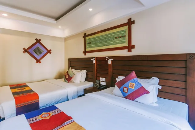 غرفة سوبيريور بسريرين منفصلين بإطلالة على المدينة، Sapa Charm Hotel 7/10