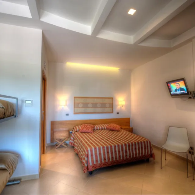 غرفة عائلية في الملحق، Hotel Zeus Pompei 3/8