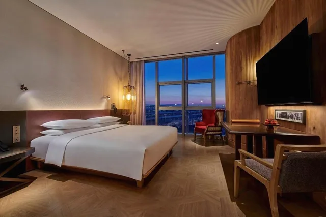 غرفة بسريرين منفصلين بإطلالة، Mumian Hotel Beijing Daxing Airport 1/2