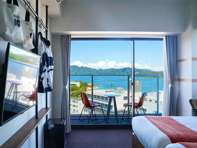 Superior, Twin Beds, Ocean View, SETOUCHI KEIRIN HOTEL 10 by Onko Chishin 2/2