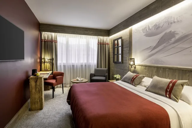 غرفة متصلة عائلية بسرير كوين وسريرين منفصلين، Hotel Edelweiss 2/3