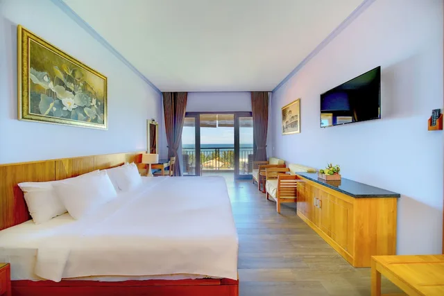 غرفة غراند ديلوكس بسرير كينج بإطلالة على البحر، Phu Hai Beach Resort & Spa Phan Thiet 1/10