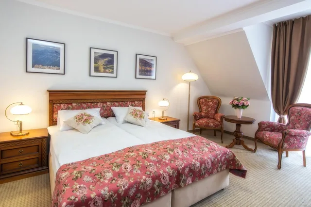 غرفة سوبيريور بسرير مزدوج بإطلالة على الجبل، Hotel Paryski Art & Business 3/9