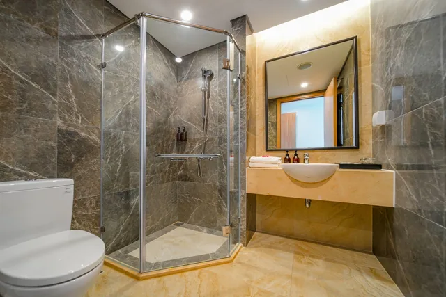 غرفة بسريرين منفصلين بإطلالة على البحر، Wyndham Garden Grandworld Phu Quoc 6/7
