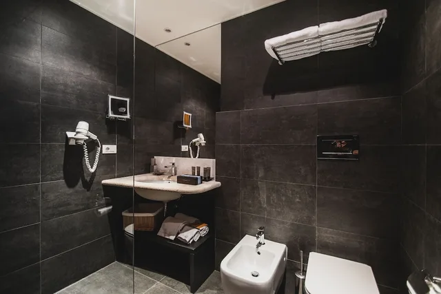 غرفة كلاسيكية بسرير مزدوج بإطلالة على الحديقة، Hotel Aquadulci 7/10