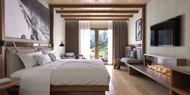 غرفة بريميوم، Grand Hotel Savoia Cortina d'Ampezzo, A Radisson Collection Hotel 1/1