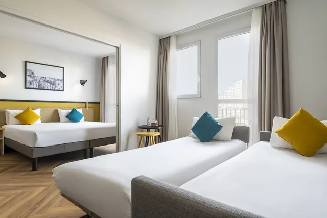 شقة بسريرين مزدوجين بغرفة نوم واحدة، Adagio Paris Montrouge 1/8