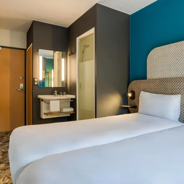 غرفة بسرير فردي، B&B Hotel Liege Rocourt 4/8