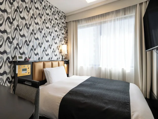 غرفة قياسية بغرفة نوم واحدة مفردة بسرير مزدوج للمدخنين، APA Hotel Toyama 2/5