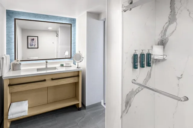 Junior Suite, King Bed, Court View, Sofa, Accessible، Doubletree By Hilton South Bend 6/6