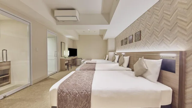 غرفة كومفورت رباعية بدون إطلالة، Villa Fontiaine Grando Tokyo Ariake 1/1