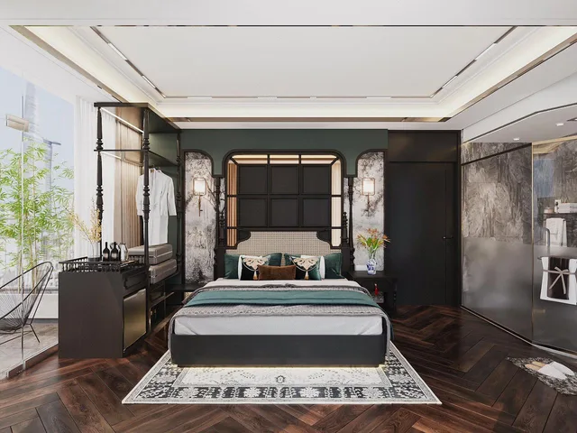 غرفة تنفيذية بسريرين مزدوجين، Sunland Hotel 1/1