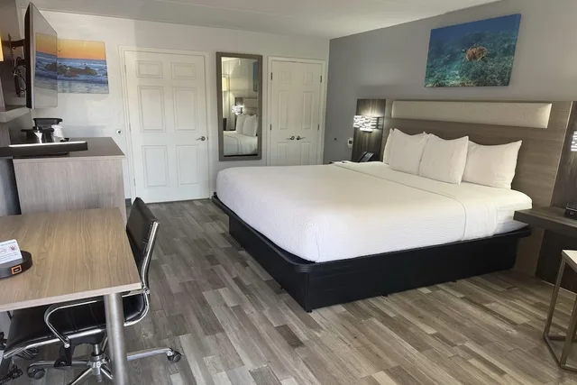 غرفة ديلوكس بسرير كينج لذوي الإعاقة، La Quinta Inn by Wyndham San Diego Chula Vista 4/6