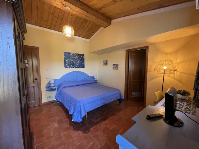 غرفة بسرير كوين، Agriturismo Poggio Del Drago 5/10